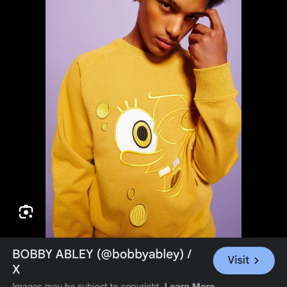 ISO DO NOT BUY! SpongeBob x Bobby Abley